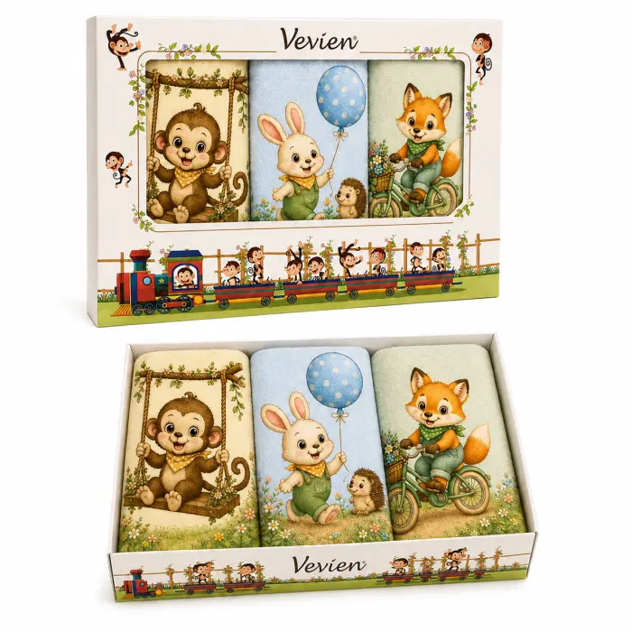 Комплект хавлиени кърпи „Vevien“ – 30х50см - Модел-1 - 5645 - 4169 - Комплект хавлиени кърпи „Vevien“ – 30х50см - Модел-1 - 5645 - 4169