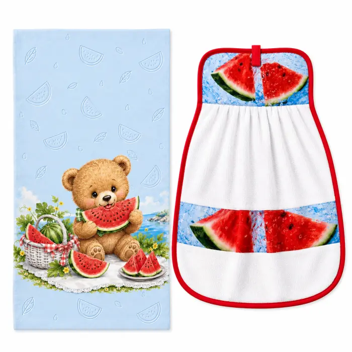 Комплект кърпи „Passion Fruits“ – Диня - 30х50 см - 5639 - 4152 - Комплект кърпи „Passion Fruits“ – Диня - 30х50 см - 5639 - 4152