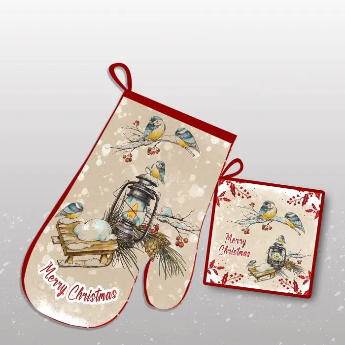 Комплект ръкохватки с коледни мотиви - 2231 - 2156 - Комплект ръкохватки с коледни мотиви - 2231 - 2156