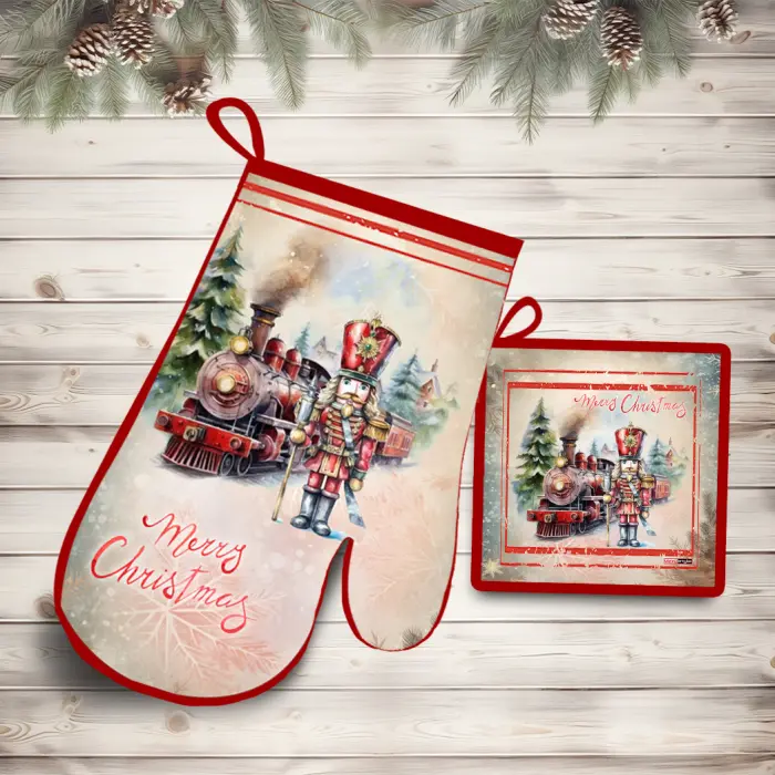 Комплект ръкохватки с коледни мотиви - 4439 - 2216 - Комплект ръкохватки с коледни мотиви - 4439 - 2216