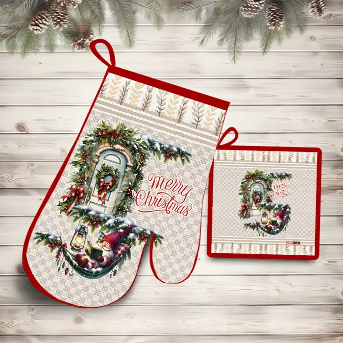 Комплект ръкохватки с коледни мотиви - 5323 - 3092 - Комплект ръкохватки с коледни мотиви - 5323 - 3092