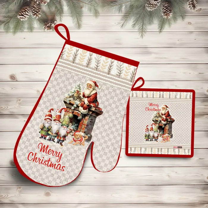 Комплект ръкохватки с коледни мотиви - 5324 - 3093 - Комплект ръкохватки с коледни мотиви - 5324 - 3093