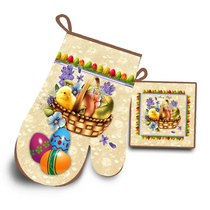 Комплект ръкохватки с великденски мотиви - 5112 - 2880 - Комплект ръкохватки с великденски мотиви - 5112 - 2880