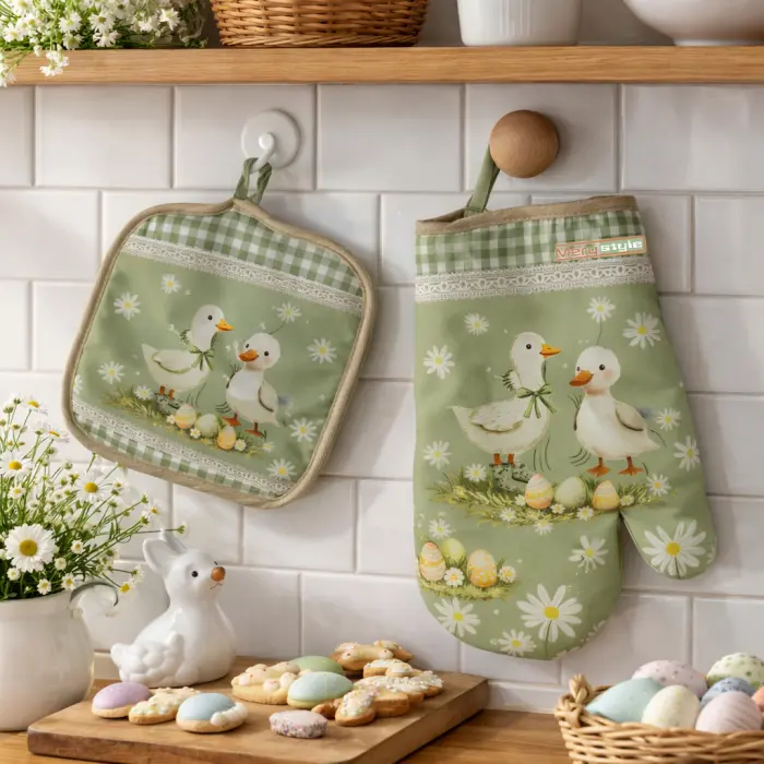 Комплект ръкохватки с великденски мотиви - 5437 - 3807 - Комплект ръкохватки с великденски мотиви - 5437 - 3807