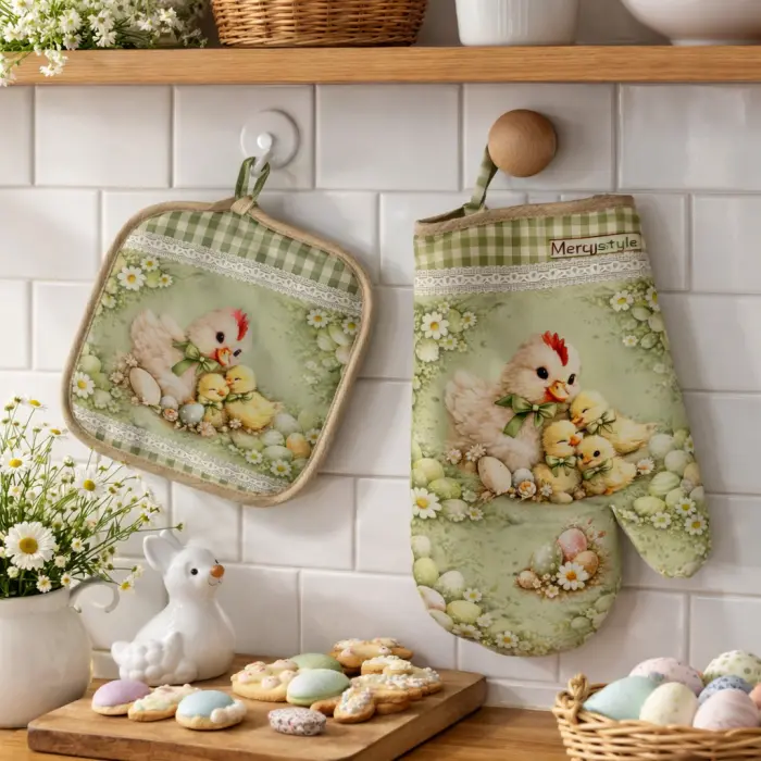 Комплект ръкохватки с великденски мотиви - 5441 - 3811 - Комплект ръкохватки с великденски мотиви - 5441 - 3811