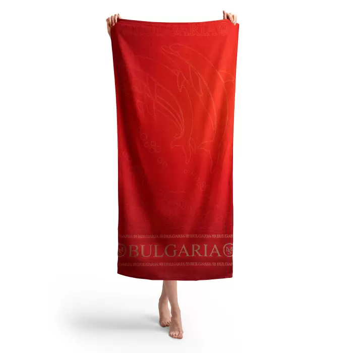 Плажна хавлия Делфин MS - Диня - 365 - Плажна хавлия Делфин MS - Диня - 365