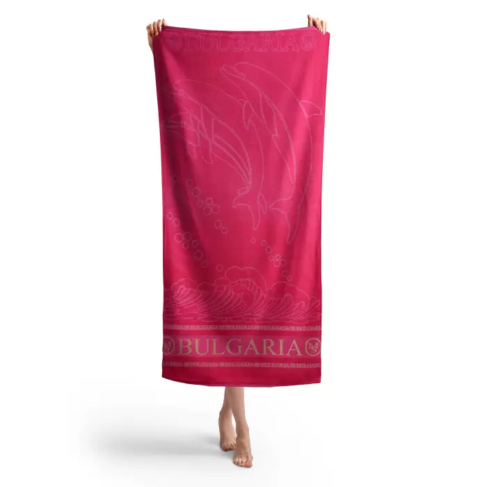 Плажна хавлия Делфин MS - Циклама - 363 - Плажна хавлия Делфин MS - Циклама - 363