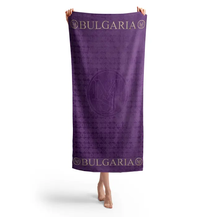 Плажна хавлия MS - Лилав - 435 - Плажна хавлия MS - Лилав - 435