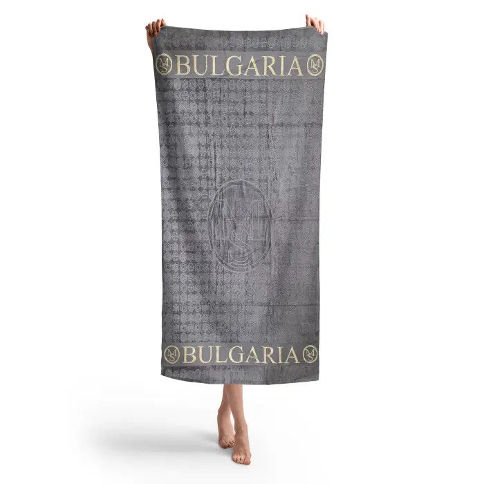 Плажна хавлия MS - Светло сиво - 3851 - Плажна хавлия MS - Светло сиво - 3851