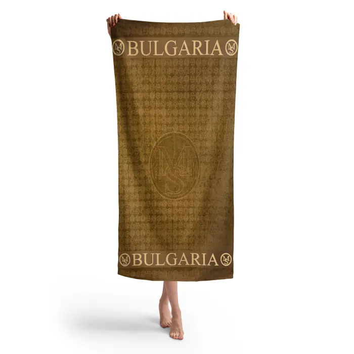 Плажна хавлия MS - Тютюн - 3844 - Плажна хавлия MS - Тютюн - 3844