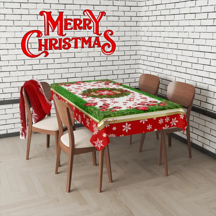 Покривка с коледни мотиви - 3121 - 2173 - Покривка с коледни мотиви - 3121 - 2173