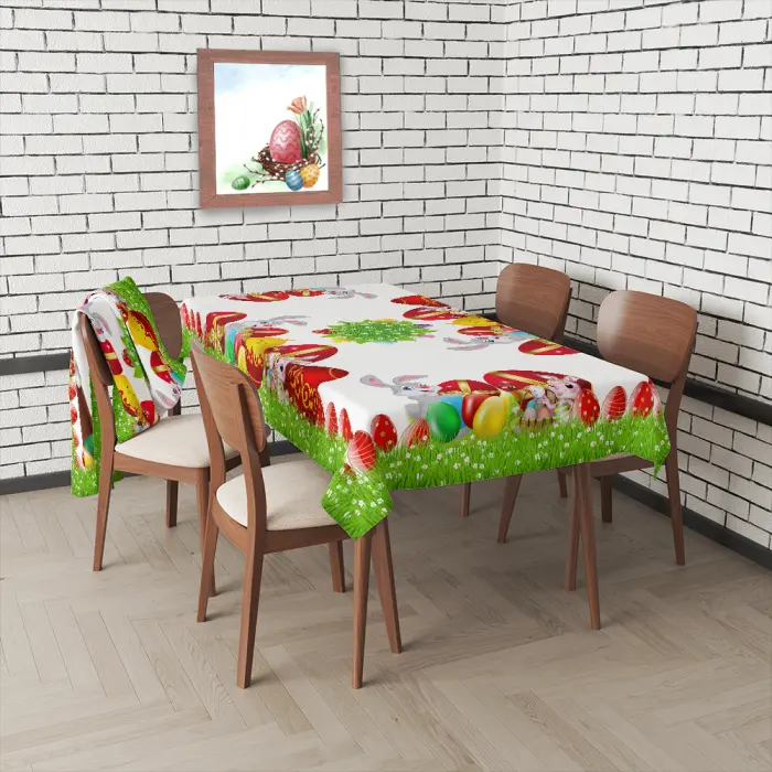 Покривка с великденски мотиви - 4083 - 2897 - Покривка с великденски мотиви - 4083 - 2897