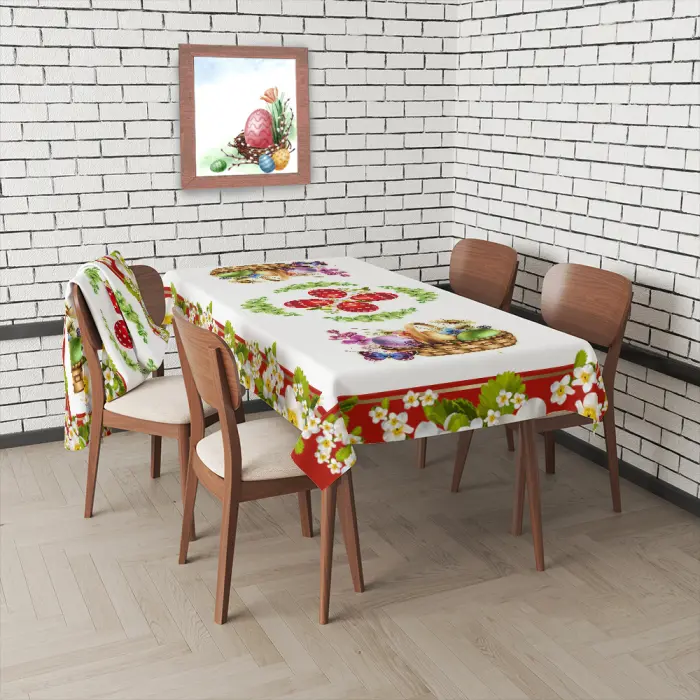 Покривка с великденски мотиви - 4084 - 2898 - Покривка с великденски мотиви - 4084 - 2898