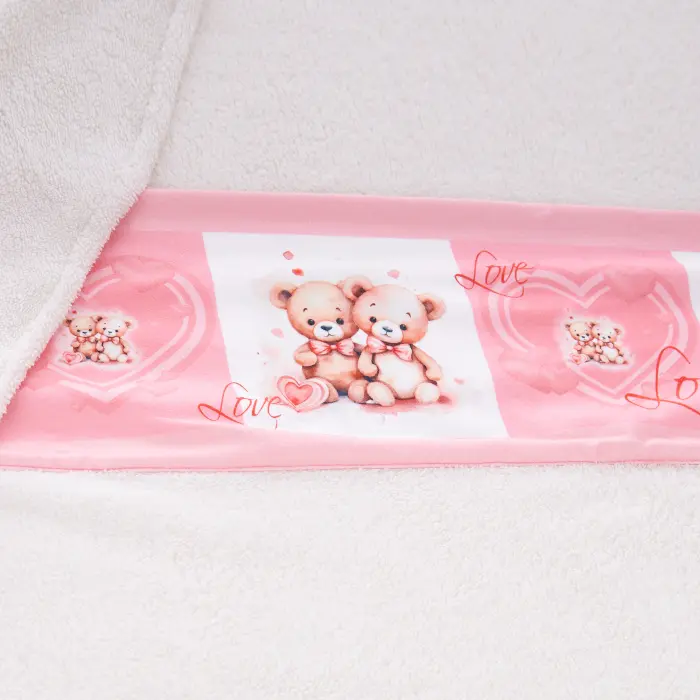 Поларено одеяло - крем с печат - Свети Валентин - 3584 - Поларено одеяло - крем с печат - Свети Валентин - 3584