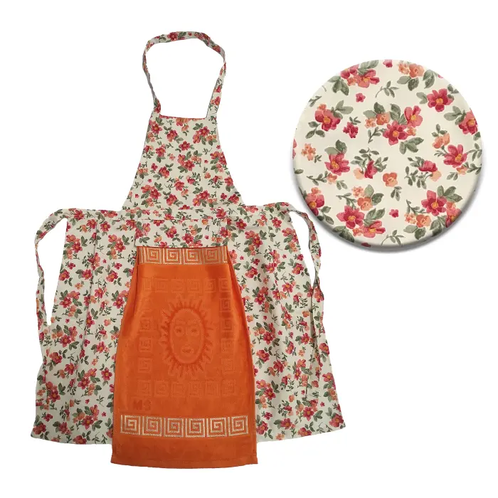 Престилка с хавлиена кърпа - P4 - 2834 - Престилка с хавлиена кърпа - P4 - 2834