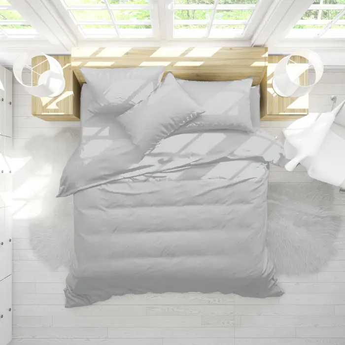 СПАЛЕН КОМПЛЕКТ РАНФОРС ЕДНОЦВЕТЕН СИВО - 2200 - СПАЛЕН КОМПЛЕКТ РАНФОРС ЕДНОЦВЕТЕН СИВО - 2200