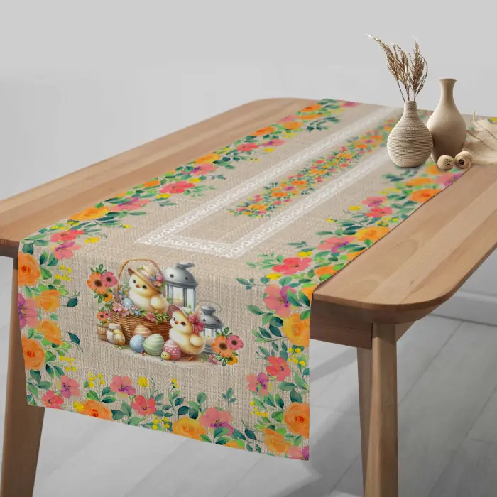 Тишлайфер за маса с великденски мотиви - 4076 - 2789 -  Тишлайфер за маса с великденски мотиви - 4076 - 2789