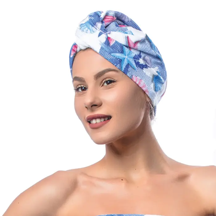 Тюрбан с принт комплект М2 - 1476 - Тюрбан с принт комплект М2 - 1476