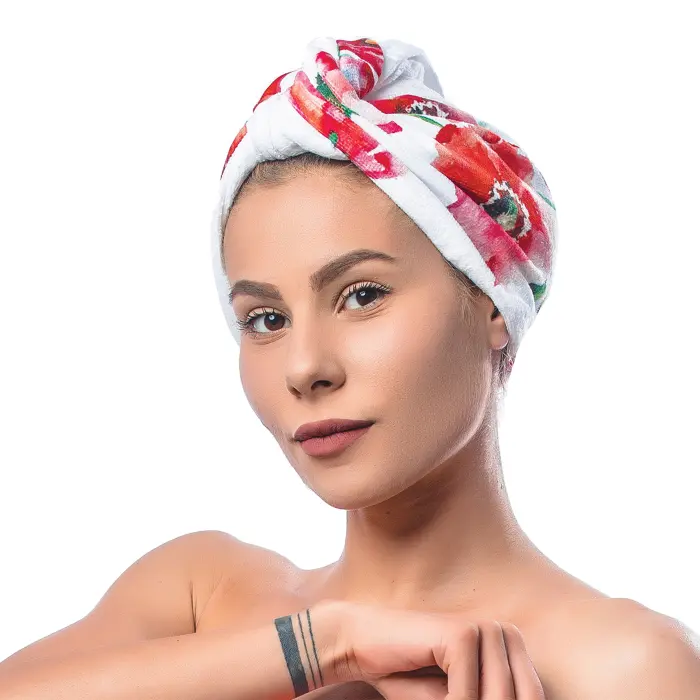 Тюрбан с принт комплект М4 - 1485 - Тюрбан с принт комплект М4 - 1485