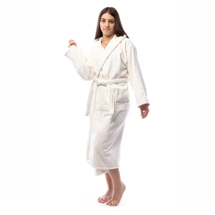 Юношески халат Елеганс - Крем - 2723 - Юношески халат Елеганс - Крем - 2723