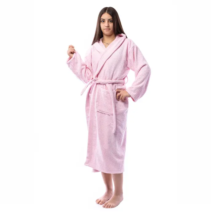Юношески халат Елеганс - Розов - 2733 - Юношески халат Елеганс - Розов - 2733