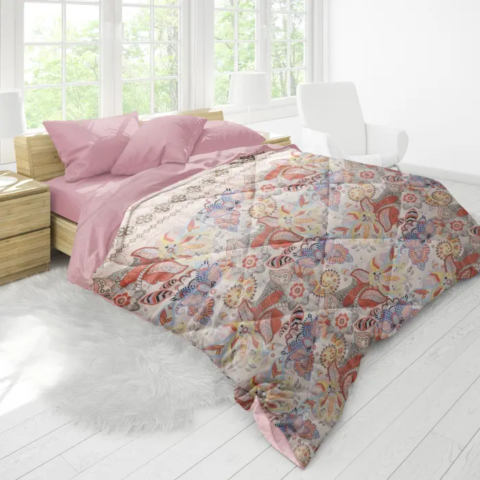 ЮРГАН ЗА СПАЛНЯ К-Т "РЕТРО" РОЗОВО RZ-10 - 3133 - ЮРГАН ЗА СПАЛНЯ К-Т "РЕТРО" РОЗОВО RZ-10 - 3133