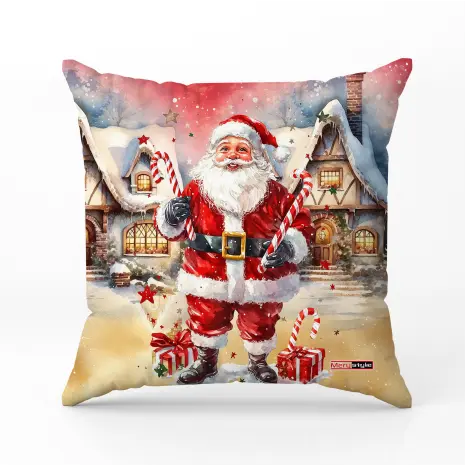 Декоративна възглавница с коледни мотиви - 5363