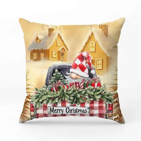 Декоративна възглавница с коледни мотиви - 5365