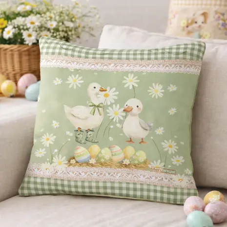 Декоративна възглавница - Великденски мотиви - 5429