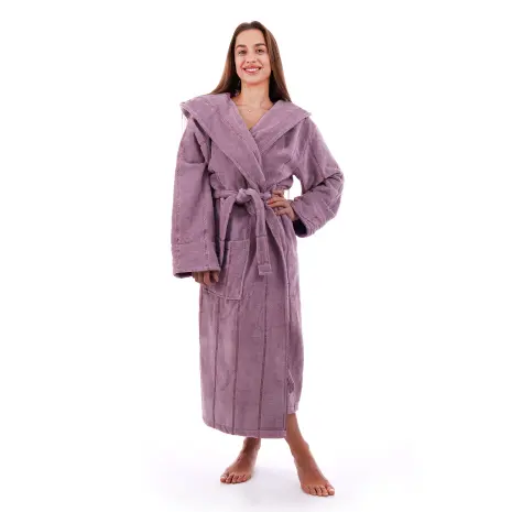 Халат нишка - Лилаво - дамски - Халат нишка - Лилаво - дамски