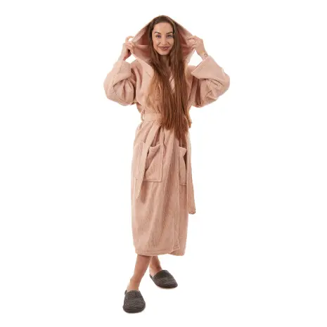 Халат Рипс - Пепел рози - дамски - Халат Рипс - Пепел рози - дамски