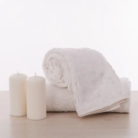 Хавлиена кърпа "БОХЕМИ" - Бяло - Хавлиена кърпа "БОХЕМИ" - Бяло