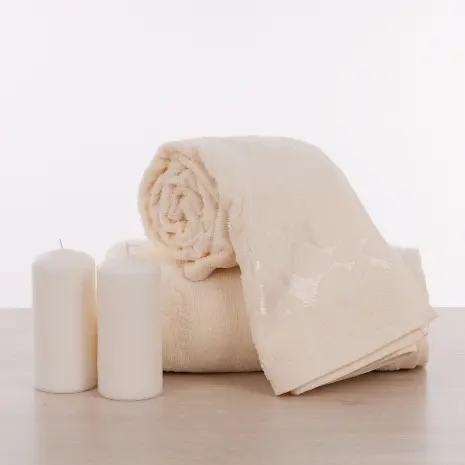 Хавлиена кърпа "БОХЕМИ" - КРЕМ