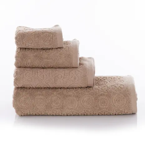 Хавлия за баня Жакард MS - бежово - Хавлия за баня Жакард MS - бежово