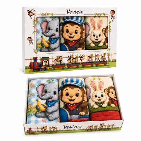 Комплект хавлиени кърпи „Vevien“ – 30х50см - Модел-2 - 5646