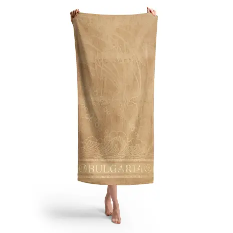 Плажна хавлия Делфин MS - Капучино