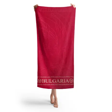 Плажна хавлия Делфин MS - червено