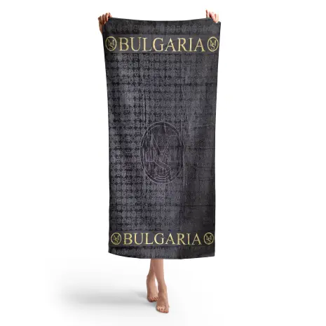 Плажна хавлия MS - Тъмно сиво