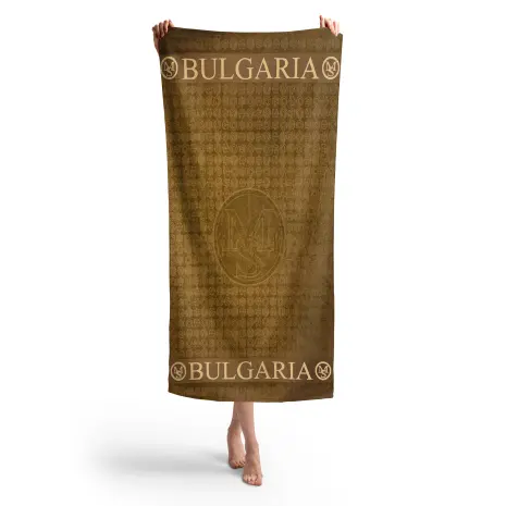 Плажна хавлия MS - Тютюн