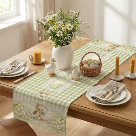 Тишлайфер за маса с великденски мотиви - 5428 - Тишлайфер за маса с великденски мотиви - 5428