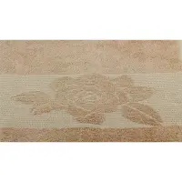 Комплект 4 броя хавлия Цветя - Кафяво - 1053 | Комплект 4 броя хавлия Цветя - Кафяво - 1053