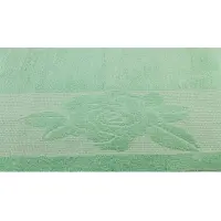 Комплект 4 броя хавлия Цветя - Мента - 1049 | Комплект 4 броя хавлия Цветя - Мента - 1049