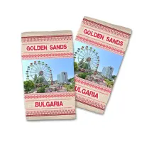 Сувенирна хавлиена кърпа Черноморие 4092 - Сувенирна хавлиена кърпа Черноморие 4092