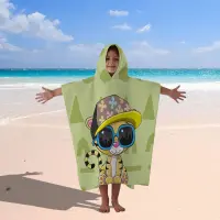 Детско хавлиено пончо - Тигър - Детско хавлиено пончо - Тигър