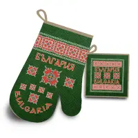 Комплект ръкохватки с български шевици 4217 - Комплект ръкохватки с български шевици 4217