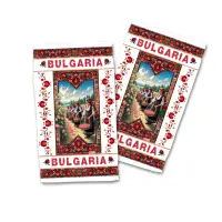 Сувенирна кърпа - Бит, традиции, обичаи. 4246 - Сувенирна кърпа - Бит, традиции, обичаи. 4246
