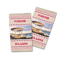 Сувенирна хавлиена кърпа Черноморие 4358 - Сувенирна хавлиена кърпа Черноморие 4358