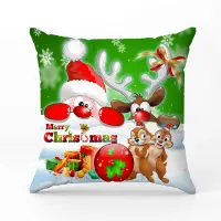 Декоративна възглавница с коледни мотиви - 2342 - Декоративна възглавница с коледни мотиви - 2342