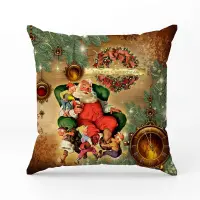 Декоративна възглавница с коледни мотиви - 2346 - Декоративна възглавница с коледни мотиви - 2346
