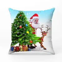 Декоративна възглавница с коледни мотиви - 2363 - Декоративна възглавница с коледни мотиви - 2363